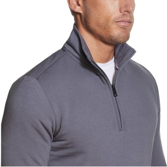 Weatherproof Vintage Men's Long-Sleeve Quarter-Zip Fleece Sweater - Picture 2 of 2